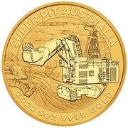 500 Dollars - Elizabeth II 6th Portrait - Super Pit Australia - Gold, Australia, 2022 reverse image