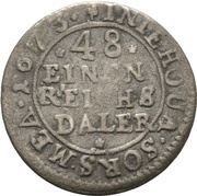 1⁄48 Thaler - Charles XI, Germany, 1661-1694 reverse image