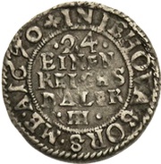 1⁄24 Thaler - Charles XI, Germany, 1670-1688 reverse image