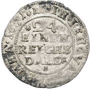 1⁄24 Thaler - Charles XI, Germany, 1671-1681 reverse image