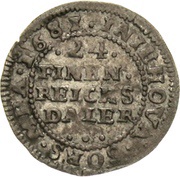 1⁄24 Thaler - Charles XI, Germany, 1672-1684 reverse image