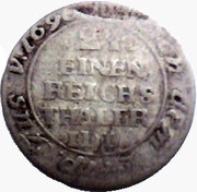 1⁄24 Thaler - Adolphus Fredrik, Germany, 1763 reverse image