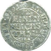 1⁄12 Thaler - Charles XI, Germany, 1689-1693 reverse image