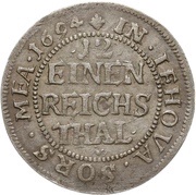 1⁄12 Thaler - Charles XI, Germany, 1693-1697 reverse image