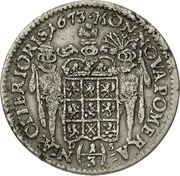 ⅓ Thaler - Charles XI, Germany, 1672-1673 reverse image