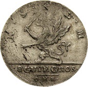 8 Gute Groschen - Adolph Frederick, Germany, 1758-1760 reverse image