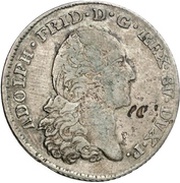 ⅓ Thaler - Adolph Frederick obverse image