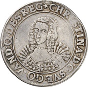 ½ Thaler - Christina obverse image