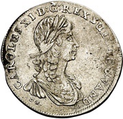 ⅔ Thaler - Charles XI obverse image