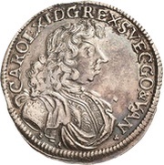 ⅔ Thaler - Charles XI obverse image