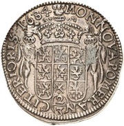 ⅔ Thaler - Charles XI, Germany, 1681-1684 reverse image
