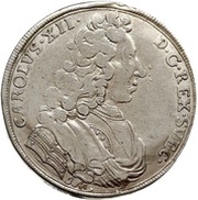 ⅔ Thaler - Charles XII obverse image