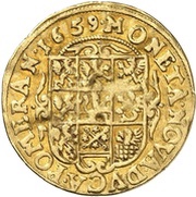 1 Ducat - Charles X Gustav, Germany, 1659 reverse image