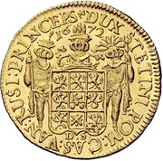 1 Ducat - Charles XI, Germany, 1672 reverse image
