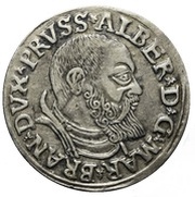 3 Gröscher - Albert of Hohenzollern obverse image