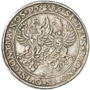1 Guldiner - George Frederick, Germany, 1586 reverse image