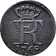 1 Pfennig - Frederick II obverse image