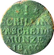 1 Schilling - Frederick William III, Germany, 1804-1806 reverse image