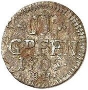 2 Pfennig - Frederick I, Germany, 1705-1706 reverse image