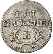 1 Gröschel - Frederick II, Germany, 1769-1770 reverse image
