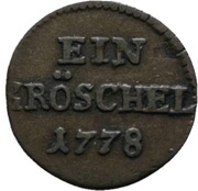 1 Gröschel - Frederick II, Germany, 1771-1786 reverse image