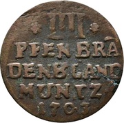 4 Pfennig - Frederick I, Germany, 1703-1706 reverse image