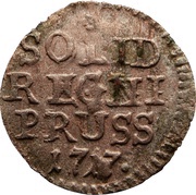1 Schilling - Frederick William I, Germany, 1714-1726 reverse image