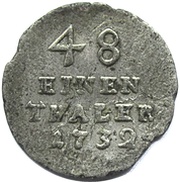 1⁄48 Thaler - Frederick William I, Germany, 1731-1734 reverse image