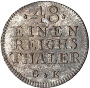 1⁄48 Thaler - Frederick II, Germany, 1741-1750 reverse image