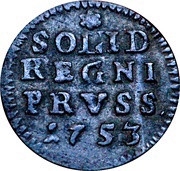 1 Schilling - Frederick II, Germany, 1741-1756 reverse image
