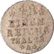 1⁄48 Thaler - Frederick II obverse image