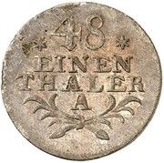 1⁄48 Thaler - Frederick II, Germany, 1764-1770 reverse image