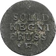 1 Schilling - Frederick II, Germany, 1766-1770 reverse image