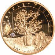 1000 Dollars - Elizabeth II 6th Portrait - Kimberley Sunset, Australia, 2021 reverse image