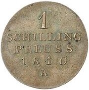 1 Schilling - Frederick William III Pattern, Germany, 1810 reverse image