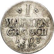 1 Mariengroschen - Frederick I, Germany, 1705 reverse image