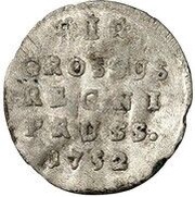 1 Grossus - Frederick II, Germany, 1752 reverse image