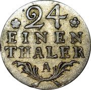 1⁄24 Thaler - Frederick II, Germany, 1764-1786 reverse image