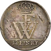 1⁄12 Thaler - Frederick William I, Germany, 1713-1716 reverse image