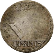 1⁄12 Thaler - Frederick William I, Germany, 1717 reverse image