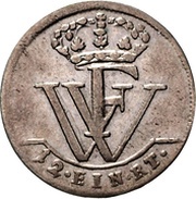 1⁄12 Thaler - Frederick William I, Germany, 1719-1725 reverse image