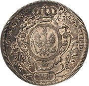 6 Kreuzers - Frederick II, Germany, 1743-1744 reverse image