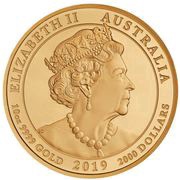 2000 Dollars - Elizabeth II 6th Portrait - The Jewelled Dragon obverse image