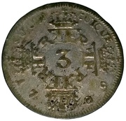 3 Gröscher - Frederick I, Germany, 1703-1713 reverse image