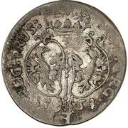 3 Gröscher - Frederick II, Germany, 1754 reverse image