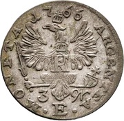 3 Gröscher - Frederick II, Germany, 1765-1767 reverse image