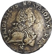 ⅙ Thaler - Frederick II obverse image