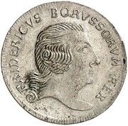 ⅙ Thaler - Frederick II obverse image