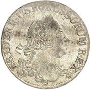 6 Mariengroschen - Frederick II Seven Years' War obverse image