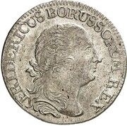 ⅙ Thaler - Frederick II Seven Years' War obverse image